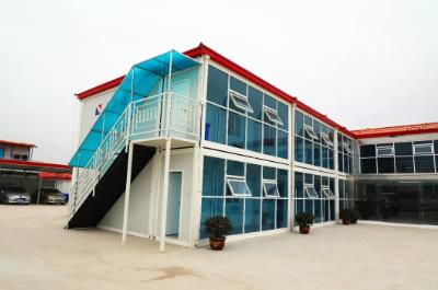 濟南歷城區荷花路建筑工地臨時住人移動板房